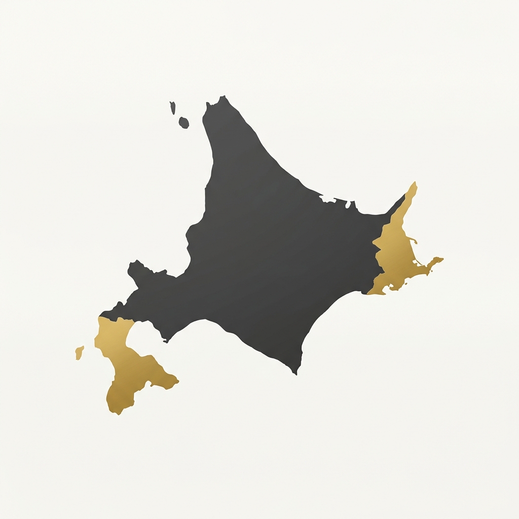 道南・道東エリアのマップ